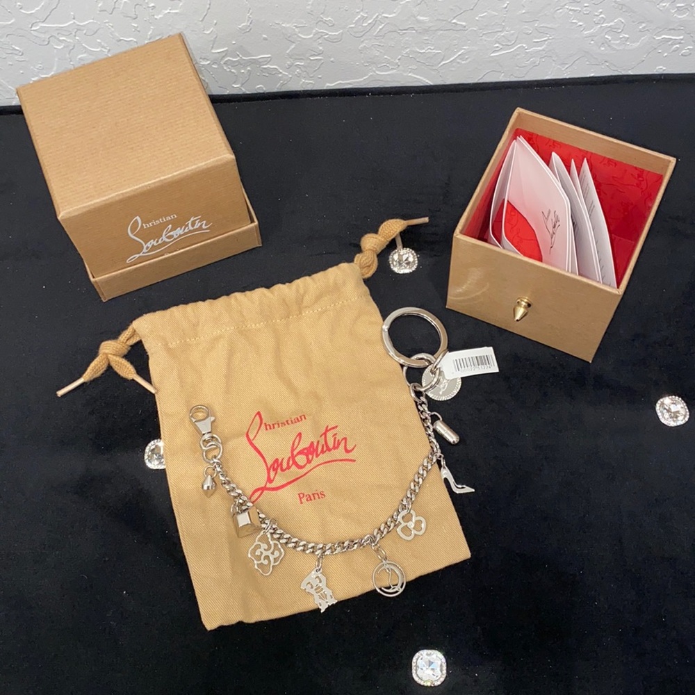 Christian Louboutin Charm Keyring - Authentic